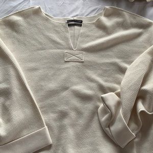 UO Jax Inside Out Notch Neck Top